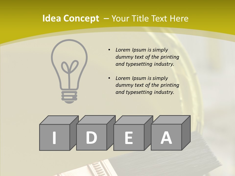 Painter Wet Newspaper PowerPoint Template