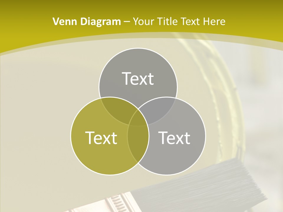 Painter Wet Newspaper PowerPoint Template