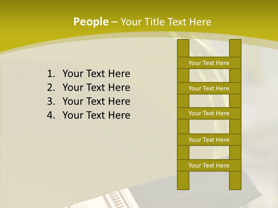 Painter Wet Newspaper PowerPoint Template