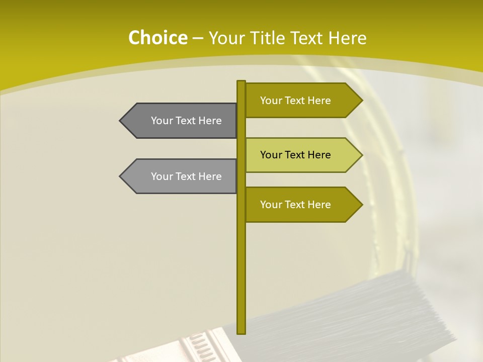 Painter Wet Newspaper PowerPoint Template