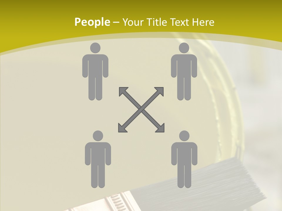 Painter Wet Newspaper PowerPoint Template