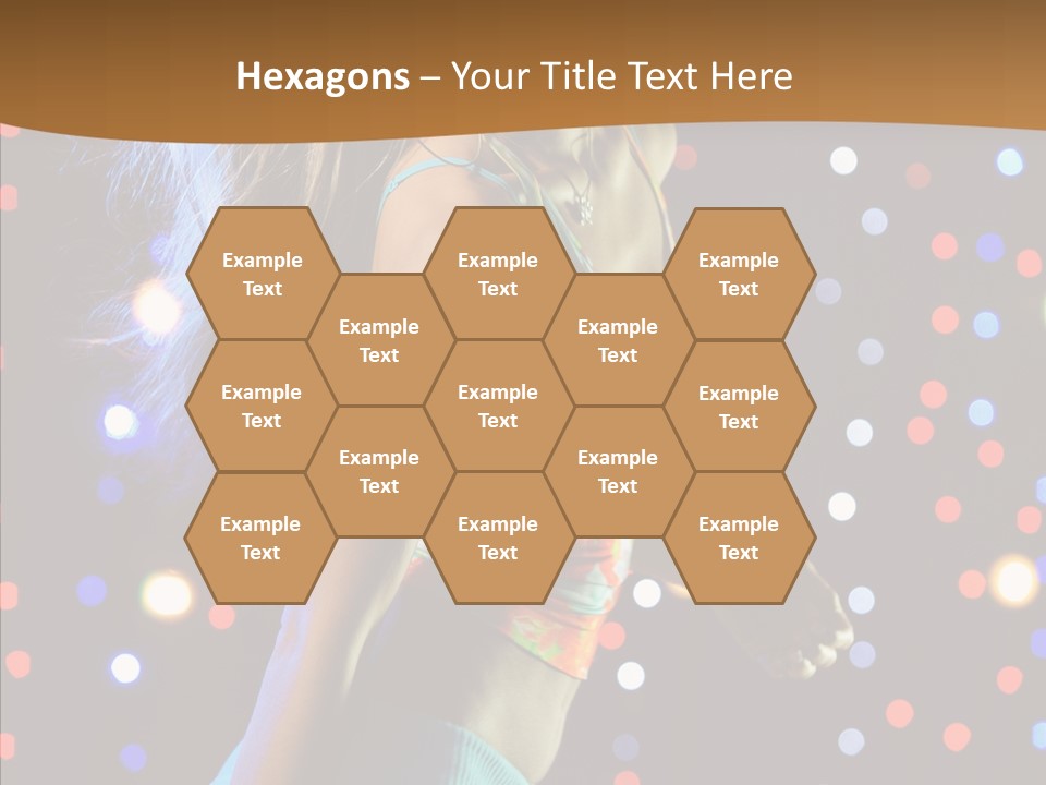 Dress Girl White PowerPoint Template