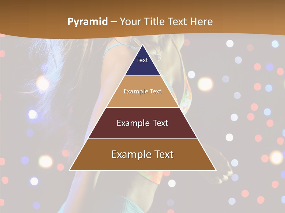 Dress Girl White PowerPoint Template