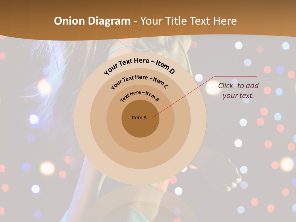 Dress Girl White PowerPoint Template