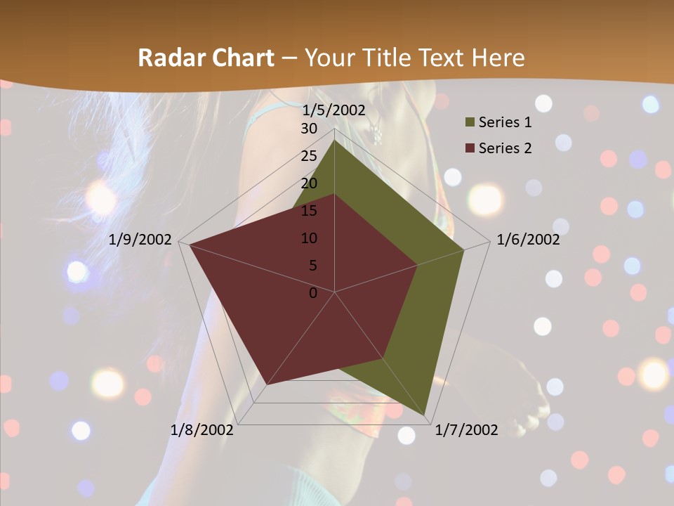 Dress Girl White PowerPoint Template