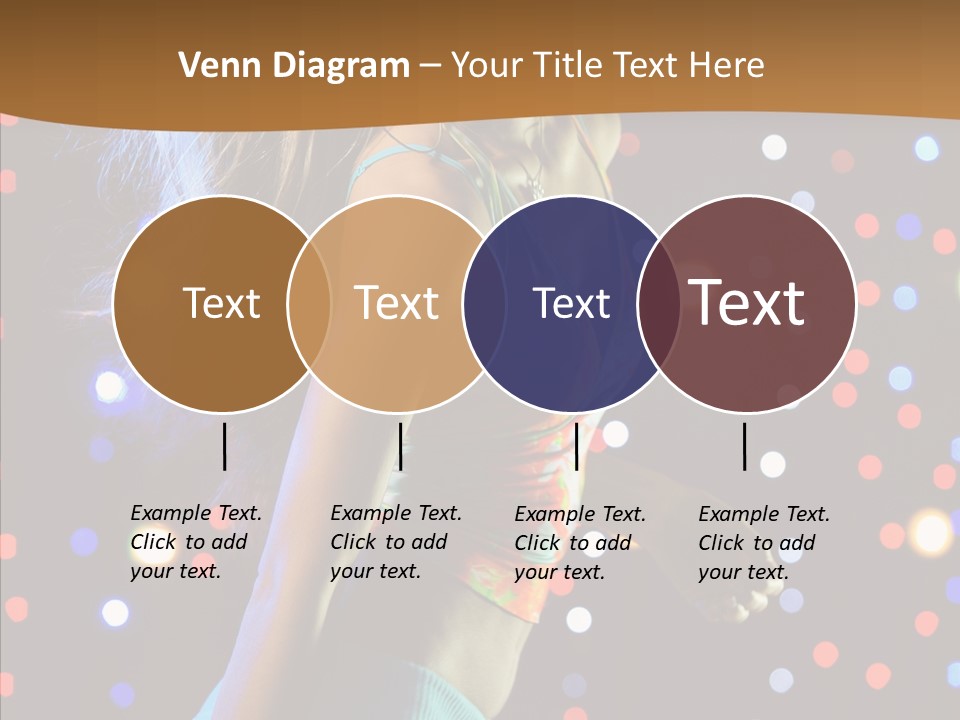 Dress Girl White PowerPoint Template