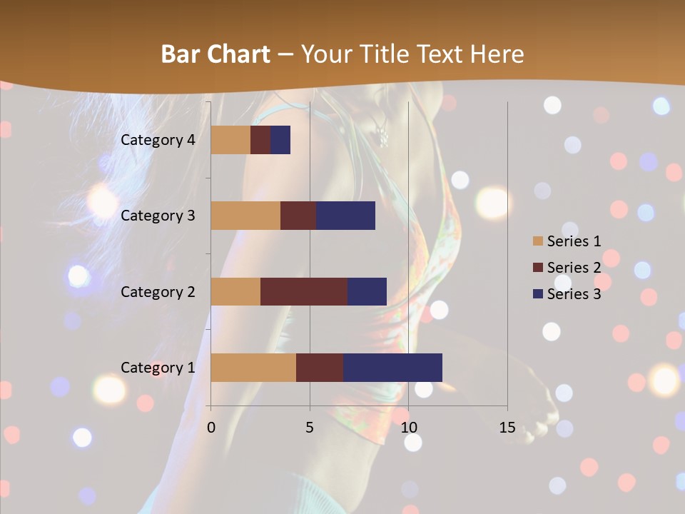 Dress Girl White PowerPoint Template