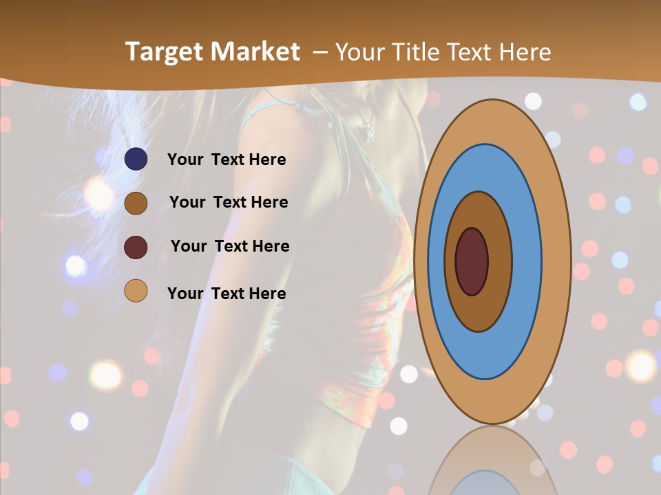 Dress Girl White PowerPoint Template