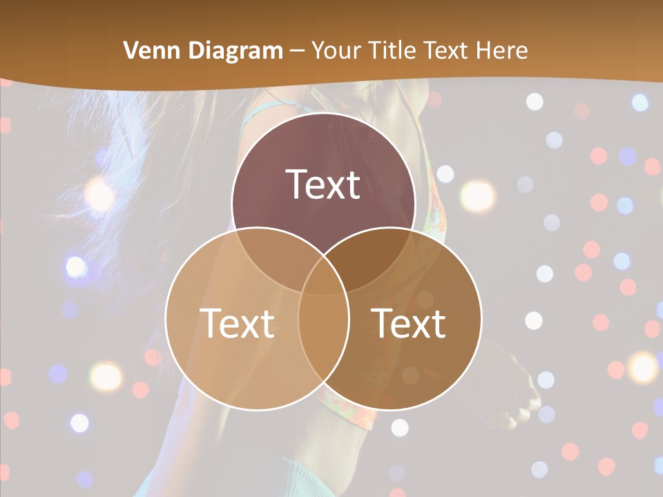 Dress Girl White PowerPoint Template