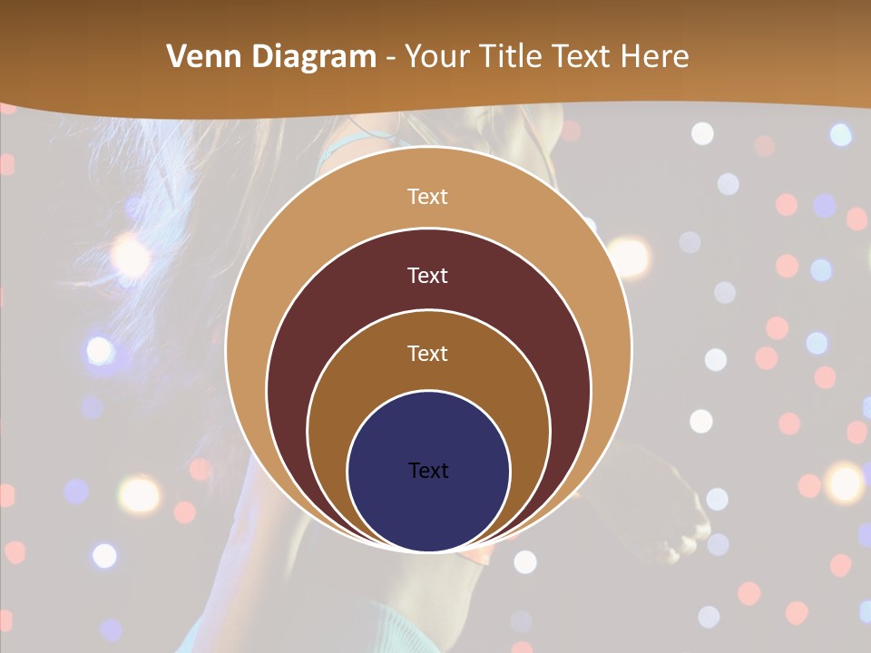 Dress Girl White PowerPoint Template