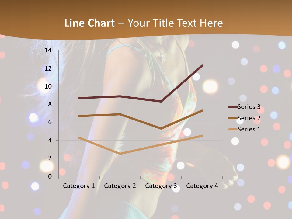 Dress Girl White PowerPoint Template