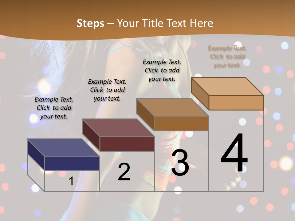 Dress Girl White PowerPoint Template