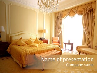 Suite House Hotel PowerPoint Template