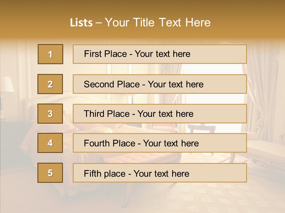 Suite House Hotel PowerPoint Template