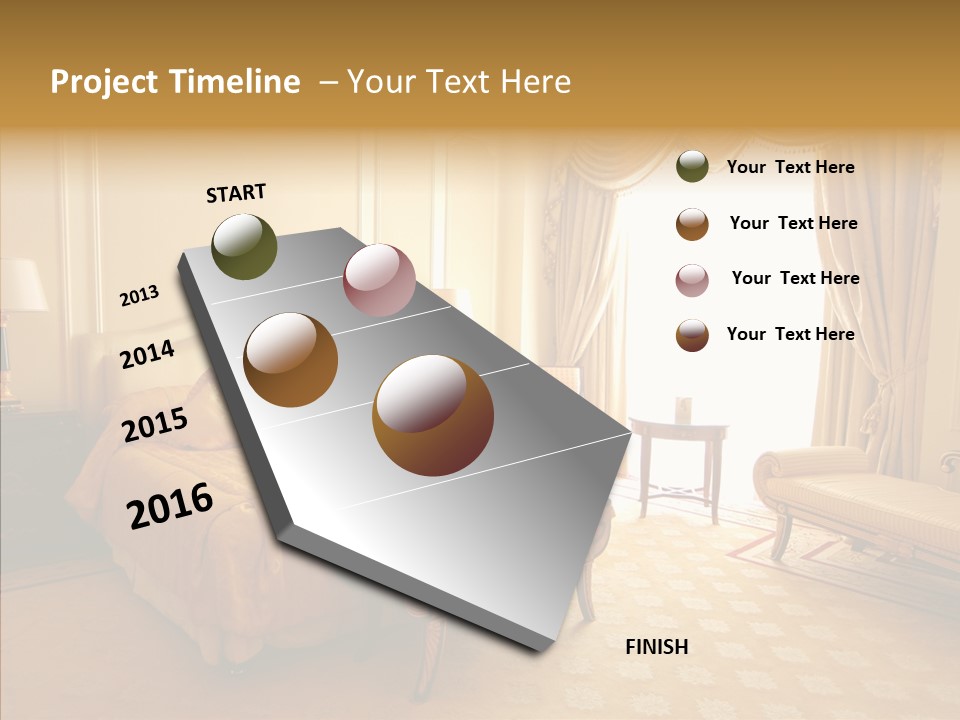 Suite House Hotel PowerPoint Template