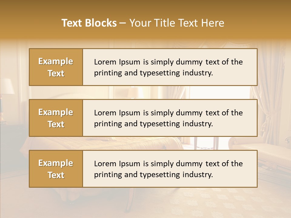 Suite House Hotel PowerPoint Template