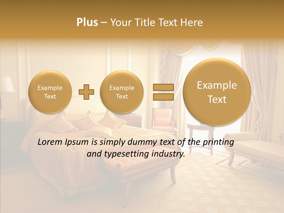 Suite House Hotel PowerPoint Template