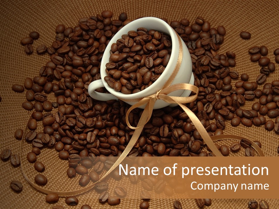 Roasted Glass Bean PowerPoint Template