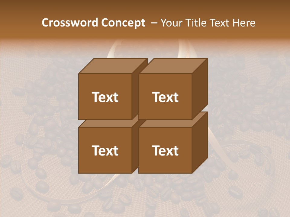 Roasted Glass Bean PowerPoint Template