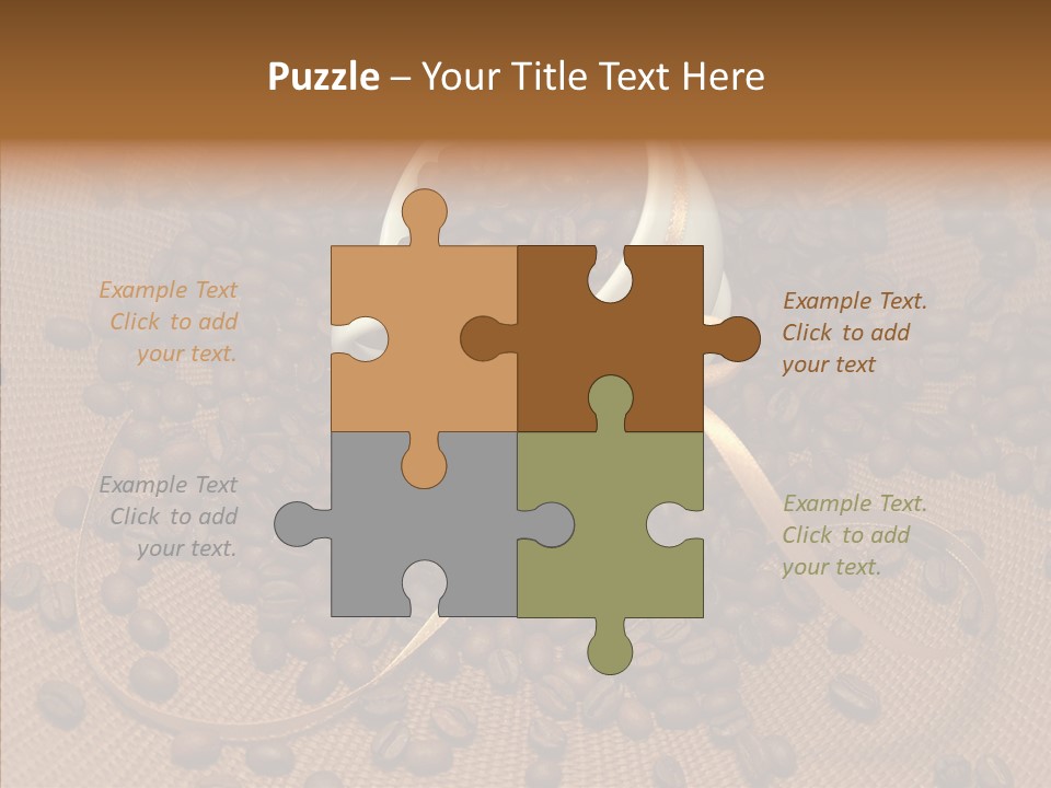 Roasted Glass Bean PowerPoint Template