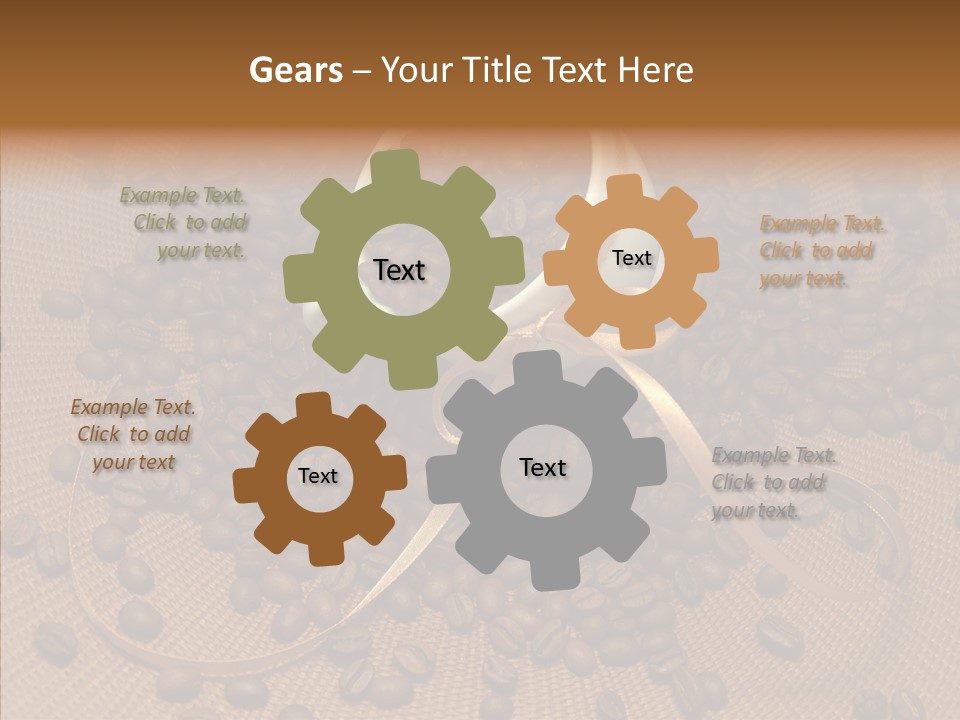 Roasted Glass Bean PowerPoint Template