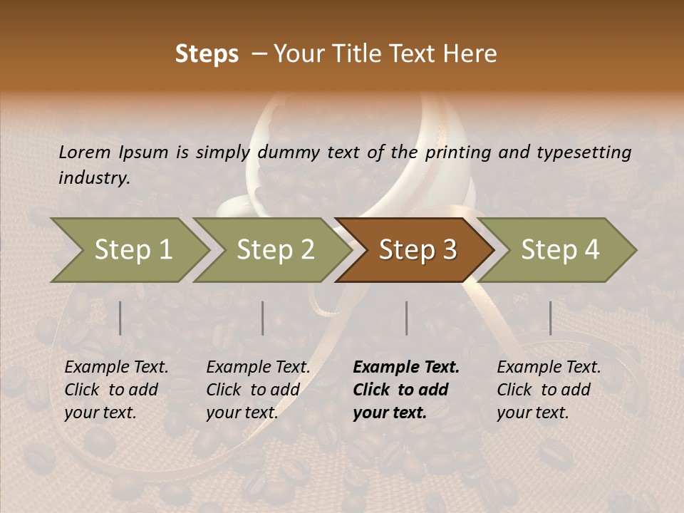 Roasted Glass Bean PowerPoint Template