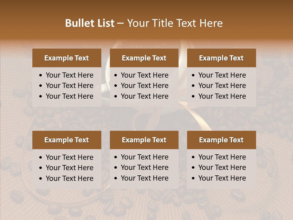 Roasted Glass Bean PowerPoint Template
