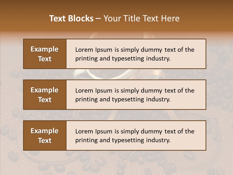 Roasted Glass Bean PowerPoint Template