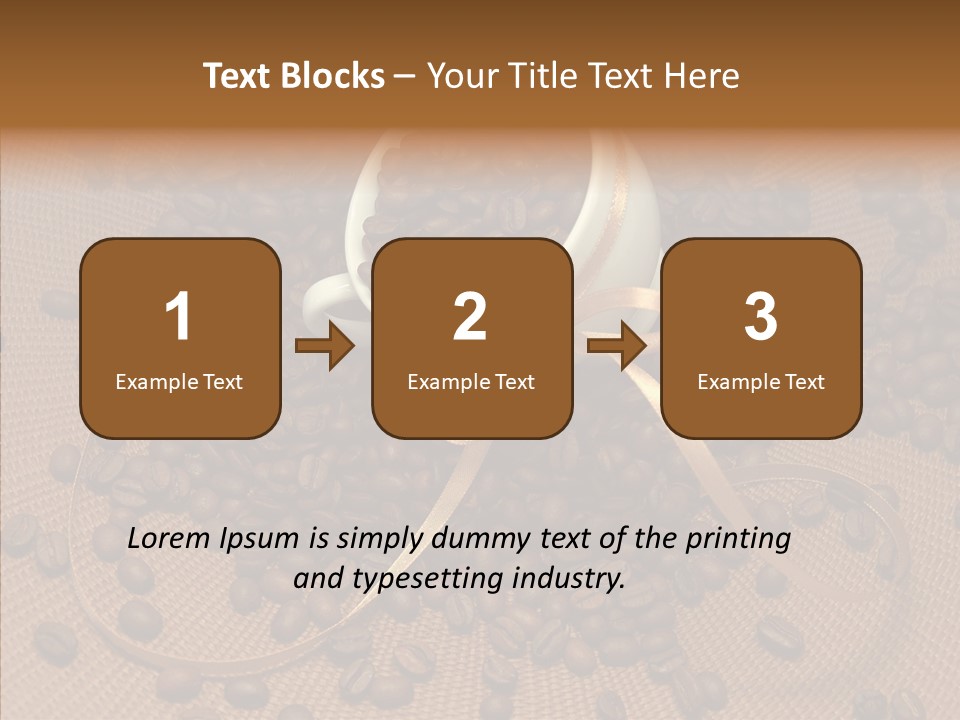 Roasted Glass Bean PowerPoint Template