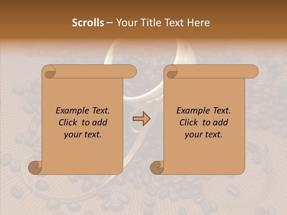 Roasted Glass Bean PowerPoint Template