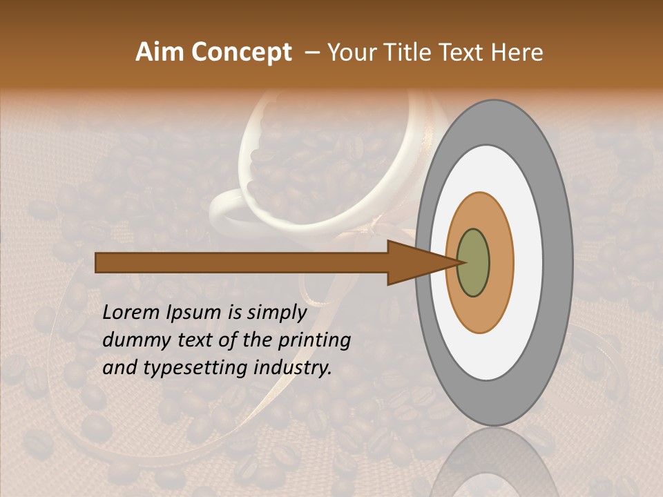 Roasted Glass Bean PowerPoint Template