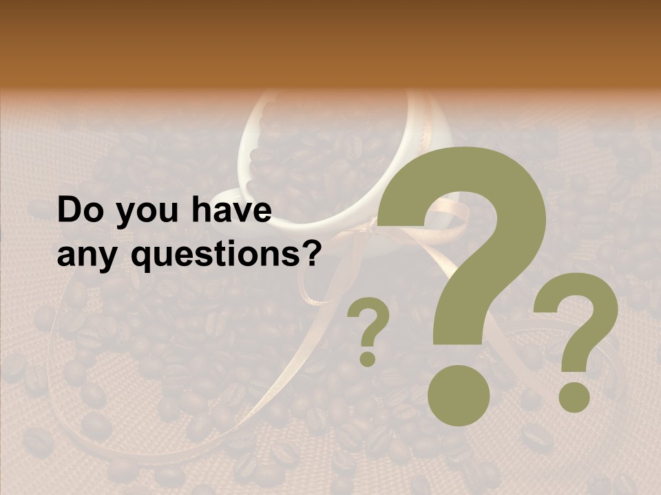 Roasted Glass Bean PowerPoint Template