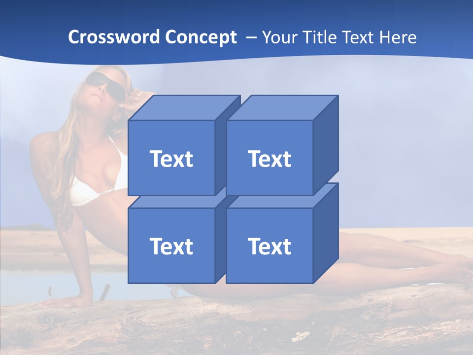 Pacific Sand Love PowerPoint Template