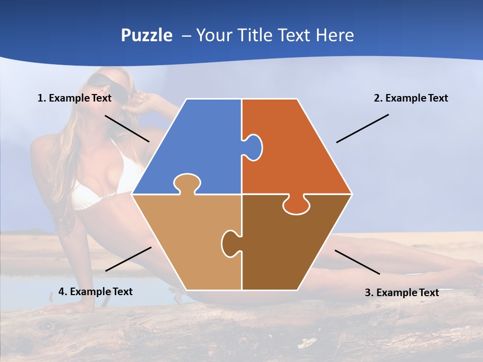 Pacific Sand Love PowerPoint Template