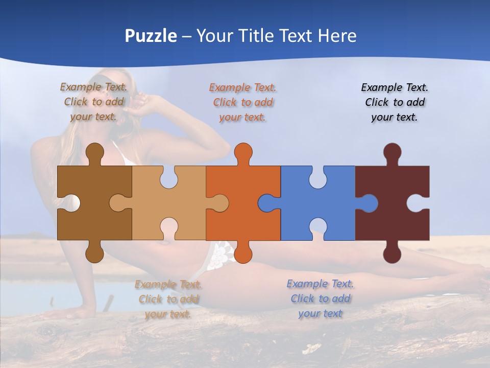 Pacific Sand Love PowerPoint Template