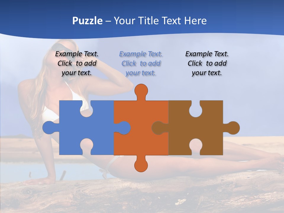 Pacific Sand Love PowerPoint Template