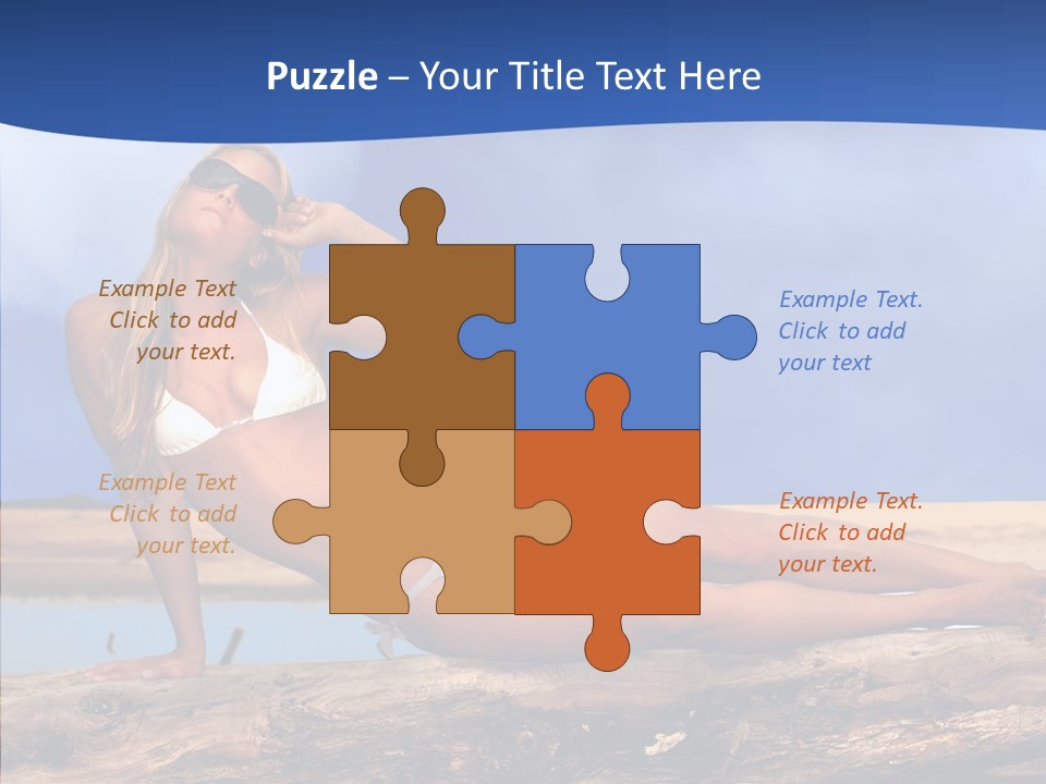 Pacific Sand Love PowerPoint Template