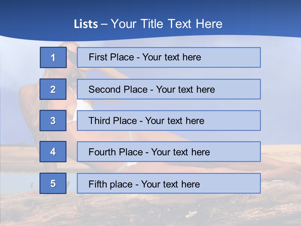 Pacific Sand Love PowerPoint Template