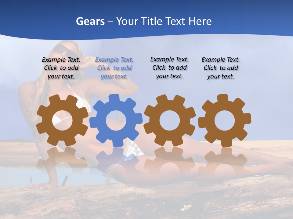 Pacific Sand Love PowerPoint Template