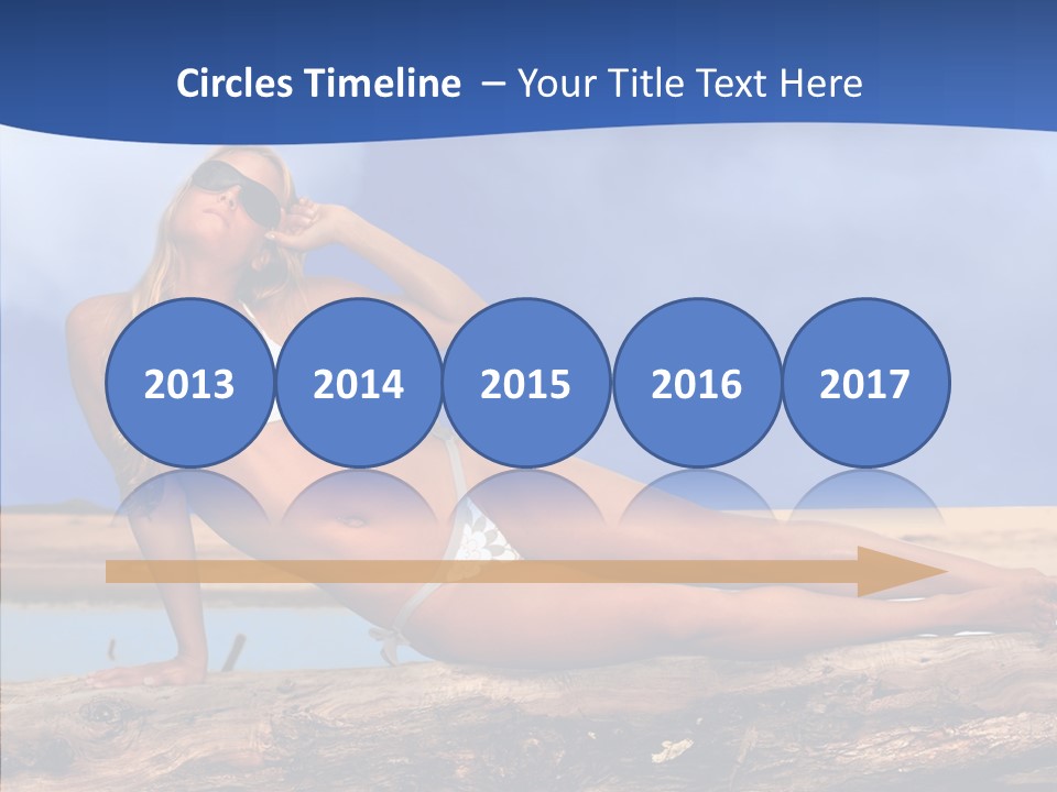 Pacific Sand Love PowerPoint Template