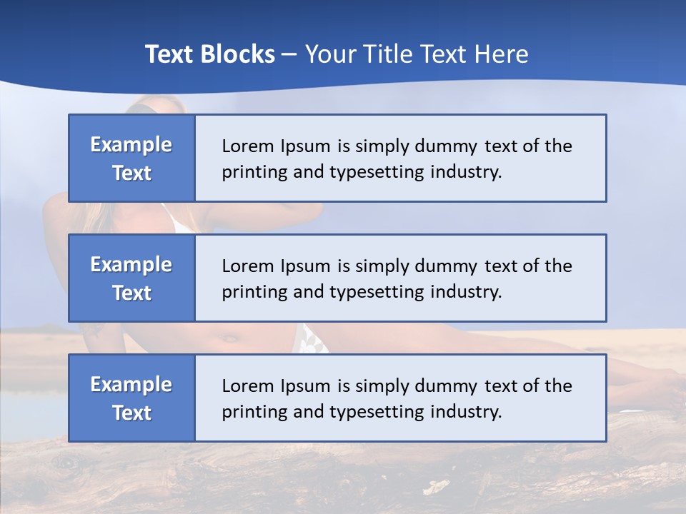Pacific Sand Love PowerPoint Template