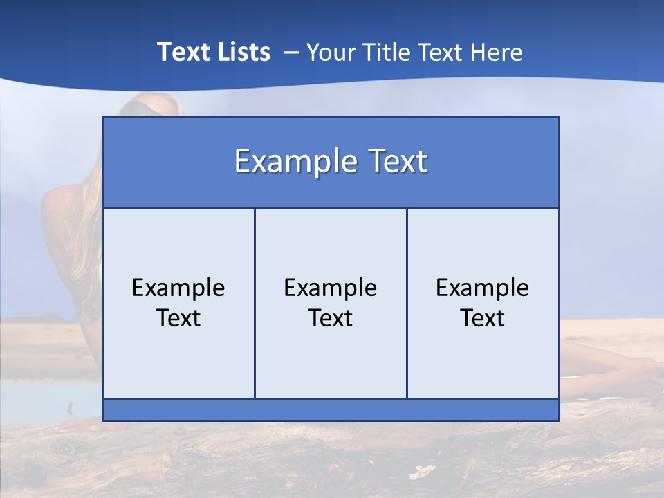 Pacific Sand Love PowerPoint Template