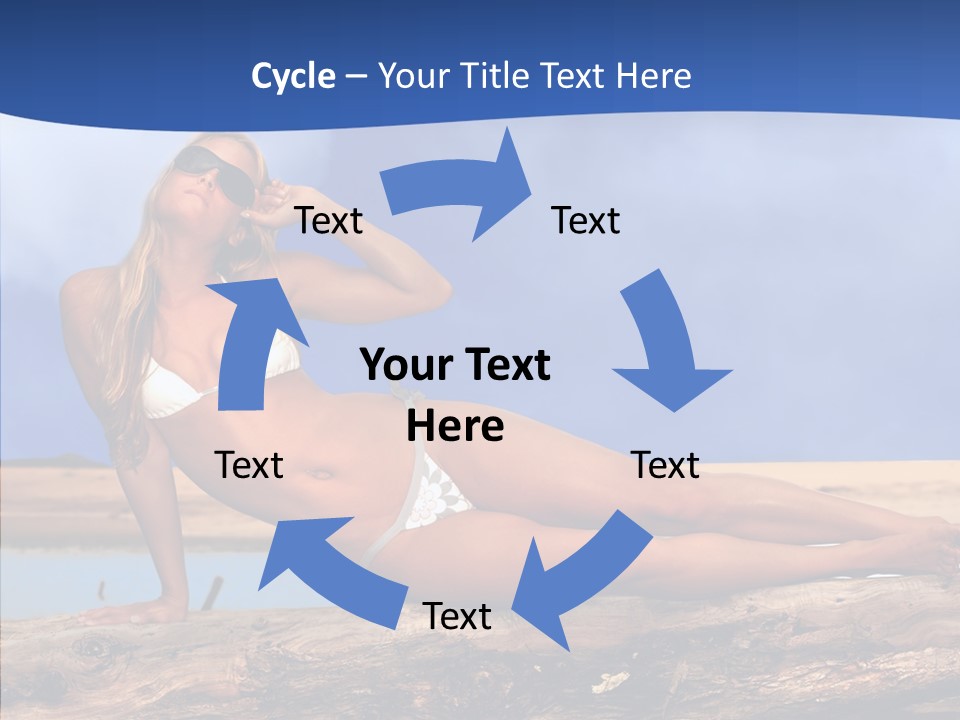 Pacific Sand Love PowerPoint Template