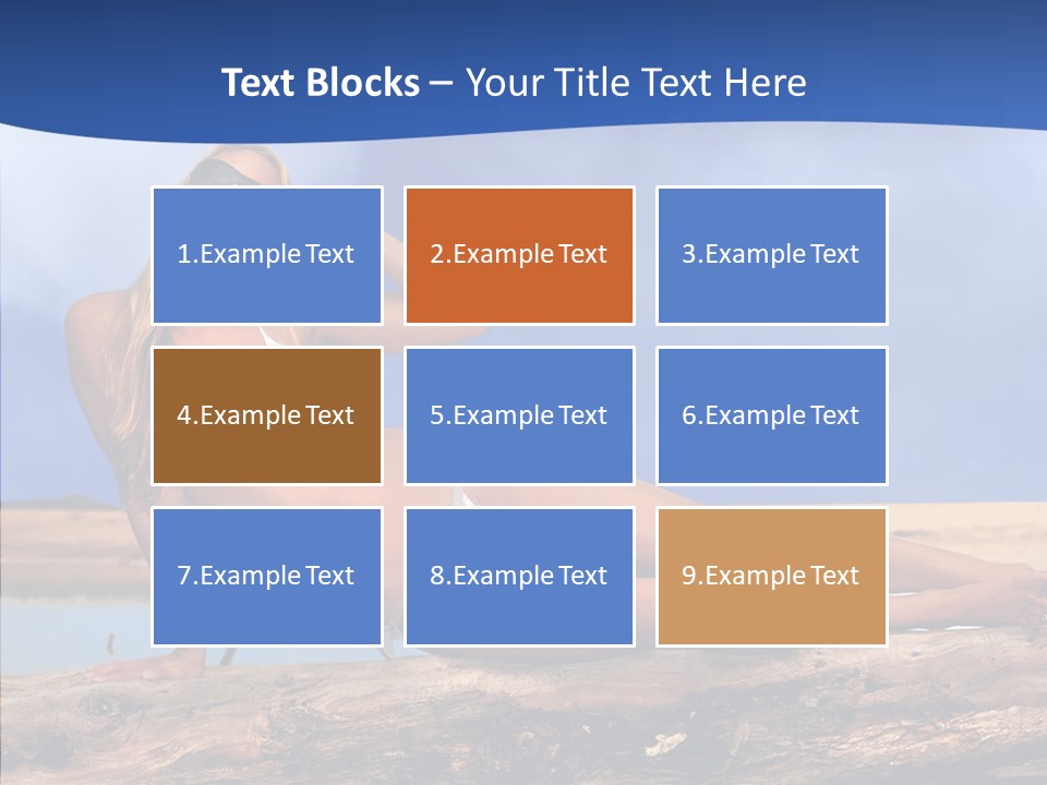 Pacific Sand Love PowerPoint Template
