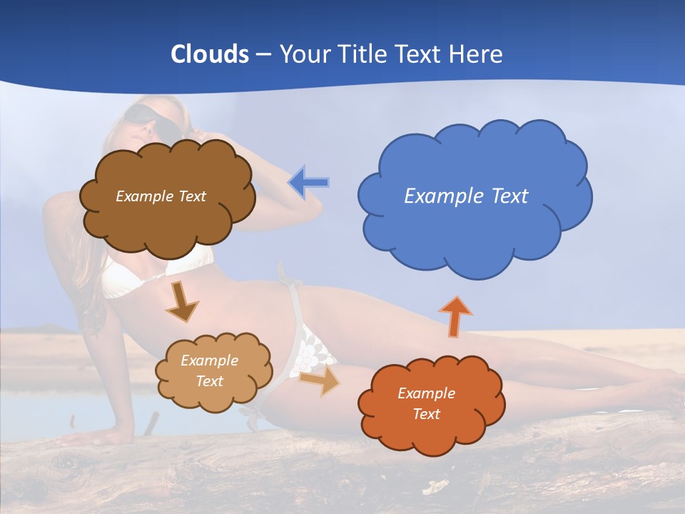 Pacific Sand Love PowerPoint Template
