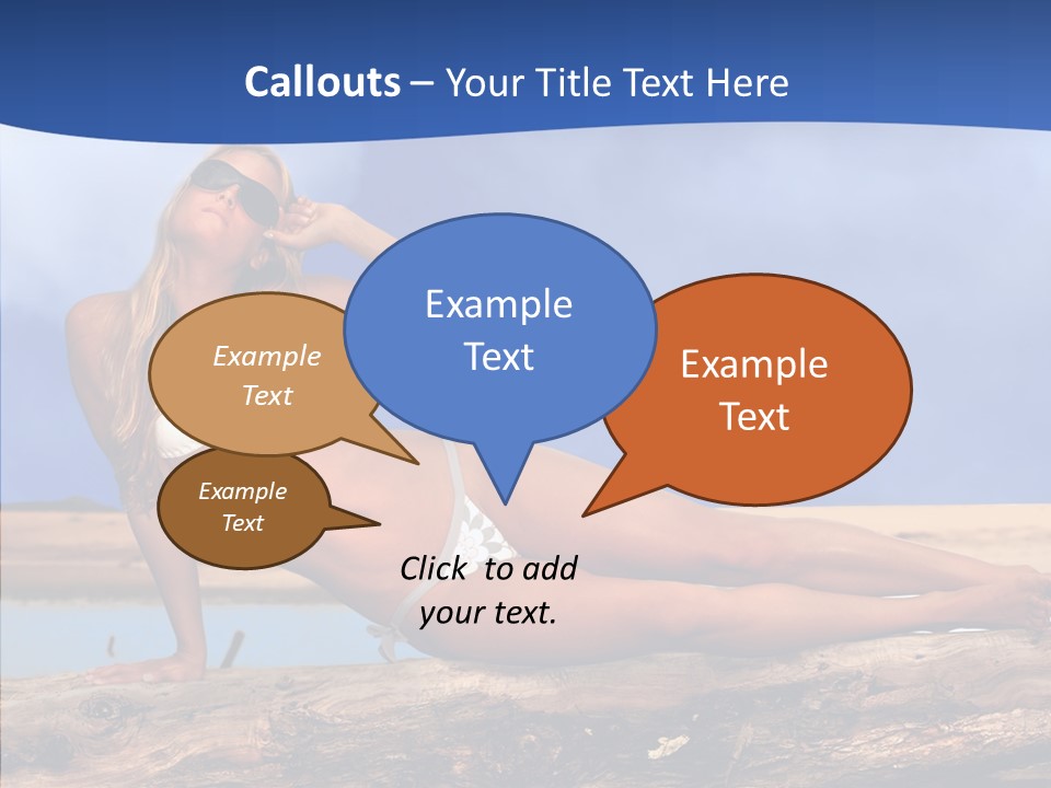 Pacific Sand Love PowerPoint Template