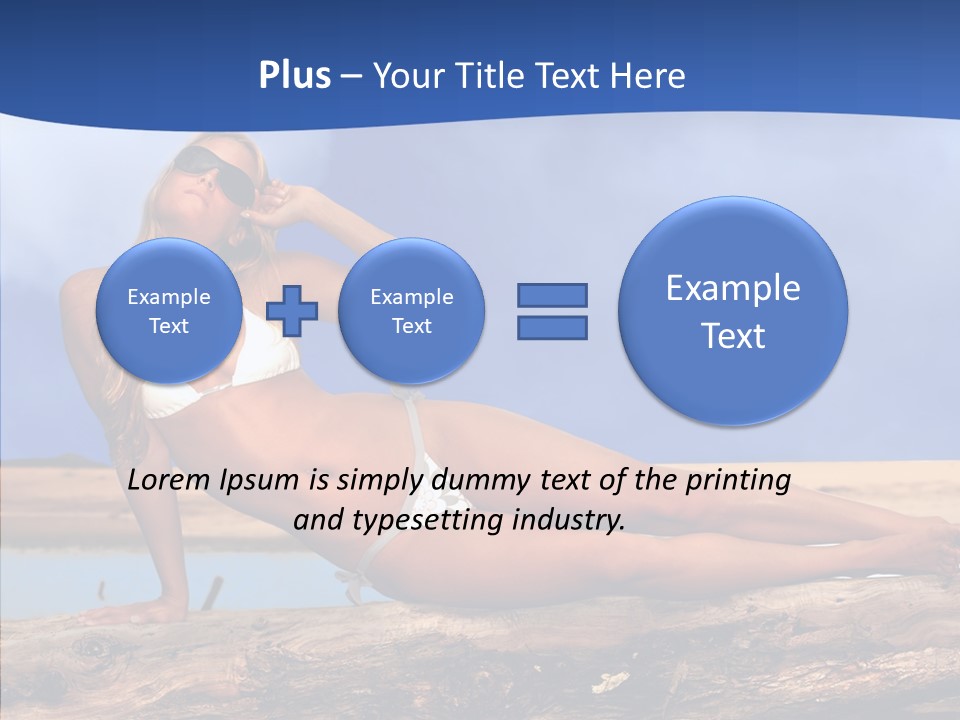 Pacific Sand Love PowerPoint Template