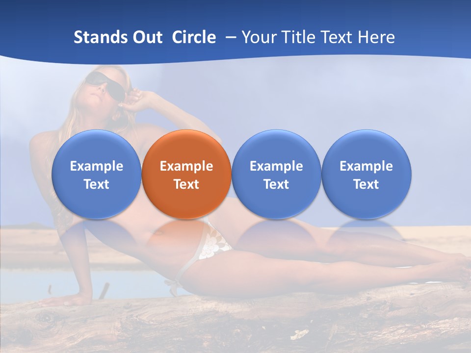 Pacific Sand Love PowerPoint Template