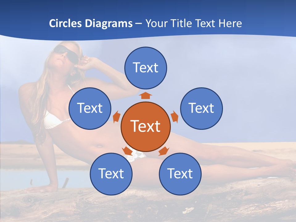 Pacific Sand Love PowerPoint Template