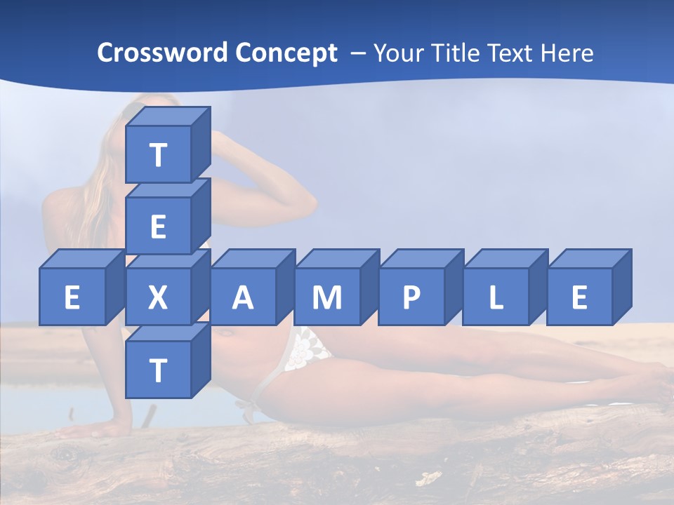 Pacific Sand Love PowerPoint Template